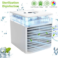 7-Color USB Mini Air Cooler – LED Night Light & UV Sterilizer | Zaplet